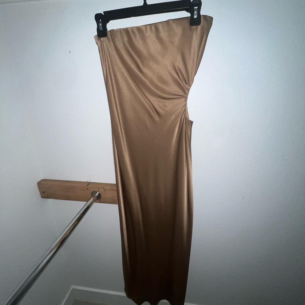 Reformation side cutout maxi dress